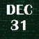 New Year's Eve December 31