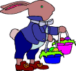 Two fisted busy bunny.