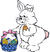 Bunnie loves his eggs!
