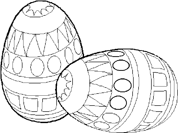 easter eggs pictures for colouring. Easter Eggs Coloring Page 10