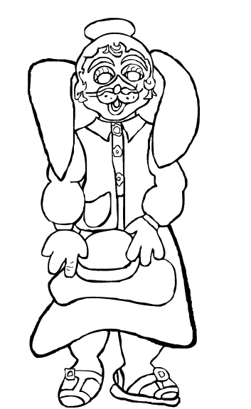 Color Grammaw Hunnie Sunnie Bunnie©