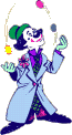 clown juggling