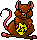 Mouse Eating Cheese