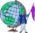 Christopher Columbus with Globe