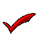 Voting check mark jumping.
