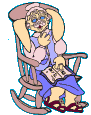 Grammaw Hunnie in Rocker