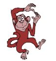Monkey dancing