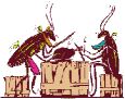 Two Crickets Eating