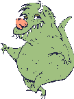 happy footed monster