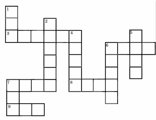 Mommie's Day Poem Kid's Crossword puzzle