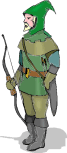 robin Hood crusader for the poor as well as, King Richard.
