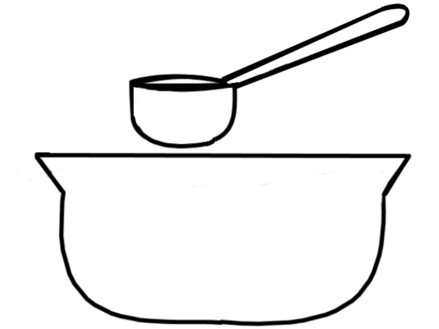 Cauldron and spoon for Ruby's Stew