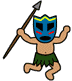 Tribal Masked Warrior