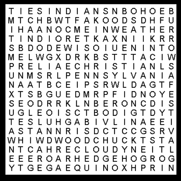 Groundhog Day Deluxe Word Search