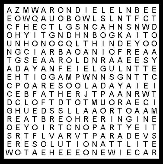 New Year's EVE Deluxe Word Search