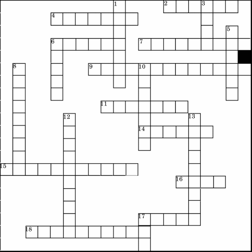 Patriot's Day Deluxe Cross Word 