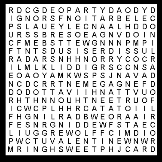 Valentine's Day Deluxe Word Search