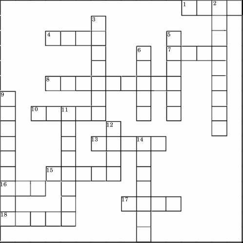 Valentine's Day Middies Cross Word