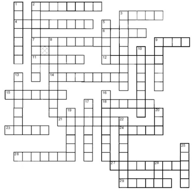 Christmas Day Deluxe Crossword Puzzle.